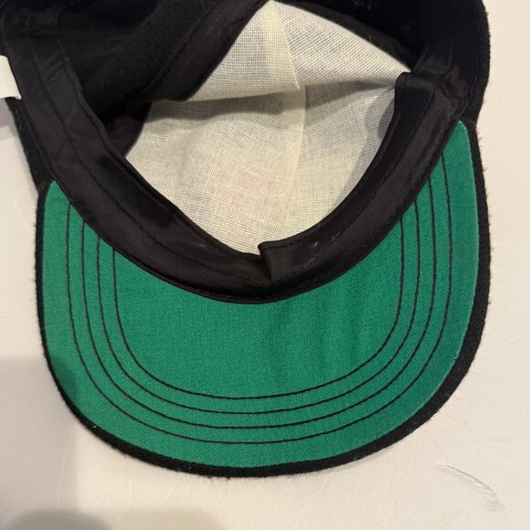 Vintage 90’s Rare Embroidered Wool MTV SnapBack Hat Made in USA Black - Picture 6 of 7